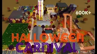 Bloxburg | 2019 Halloween Carnival With 8.0 Update | Speed Build | 600k+