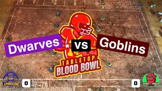 Tabletop Blood Bowl 2020 - Dwarves vs Goblins!!