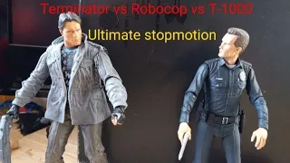 Terminator vs Robocop vs T-1000 ultimate stopmotion (Pt 1)