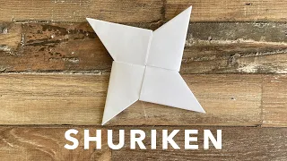 Comment faire un Origami SHURIKEN 🥷 - Très Facile