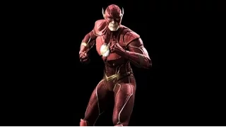 Injustice Gods Among Us | Flash - All skins, Intro, Super Move, Story Ending