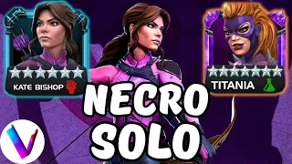 Necropolis Titania Solo by Kate Bishop - Best Option - 6 Star Ascended - Best Skill Champion MCoC