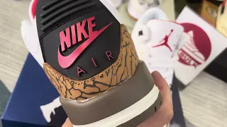 First look Travis Scott x Air Jordan 3 Tan brown Kickbulk sneakers shoes retail wholesale reviews