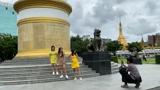 🇲🇲 Myanmar People In A Sunday Life Yangon