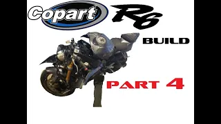 Yamaha R6 gen 3 Custom build rebuild Part 4 Body Work