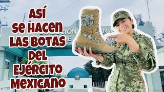 Así se hacen las botas del #EjércitoMexicano.