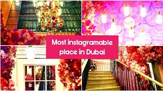 Saya cafe | most Instagramable cafe in Dubai | best interior cafe in Dubai | Muslimah vlogger