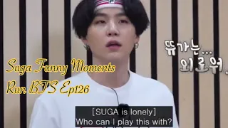 BTS Suga Very Stress with games (Run BTS Ep 126 Eng Sub)