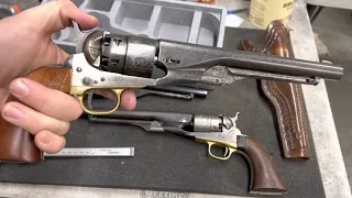 Pietta Colt 1860 Army “Old West” finish compared to original, first shots