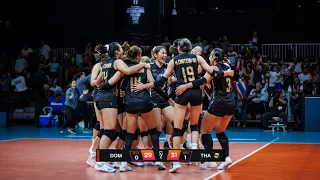 Thailand Won Dramatic Volleyball Set Against Dominican in World Championship 2022 !!!