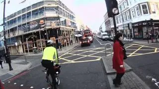 RLJ cyclist doesn't get very far