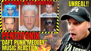 Pentatonix - " DAFT PUNK MEDLEY " Copyright Filter Removed [ Reaction ] | UK REACTOR |