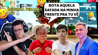 APOSTADO RESENHA!!BOCA DE 09 QUER PEGAR A MÃE DO RACHA FT. CEROL E STELUTO - FREE FIRE CLIPS