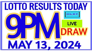 Lotto Results Today 9pm DRAW May 13, 2024 swertres results