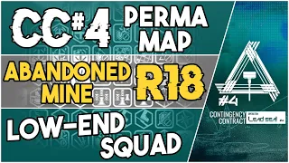 CC#4 Permanent Map - Abandoned Mine Risk 18 | Low End Squad |【Arknights】