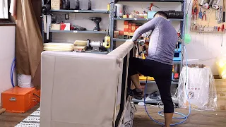 Process of Making Sofa in Korean Factory