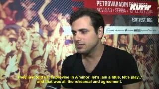 Stjepan Hauser (About 2CELLOS at EXIT Festival) ( ENG/SUB)