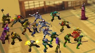 Teenage Mutant Ninja Turtles: Legends - ALL TURTLES VS SPLINTER #TMNT