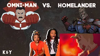 "Omni-Man VS Homelander (Invincible VS The Boys)" DEATH BATTLE! REACTION!! | K&Y