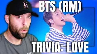 처음 듣는 BTS(RM)의 'Trivia 承(승): Love' | 메탈팬의 리액션