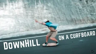 Downhill madness on a Surfskate