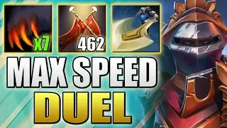 Super Fast Duel Damage Farm - Max Attack Speed [Duel + Overpower + Sven Cleave] Dota 2 Ability Draft