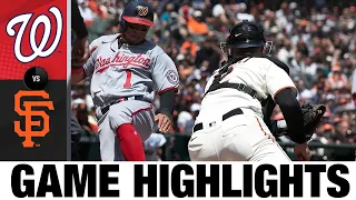 Nationals vs. Giants Game Highlights (4/30/22) | MLB Highlights