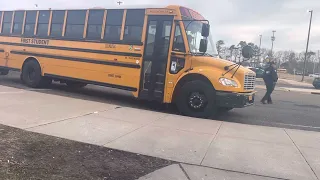 First Student School Bus LCLN0236 Startup and Leaving - 2020 Thomas C2 (Cummins B6.7) (3/10/23)