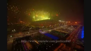 beijing olympics opening ceremony -  amazing fireworks
