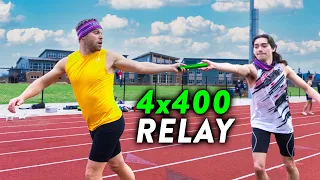 CRAZY 4x400m Relay Race, Winner Gets $400!