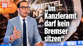 „Scholz hat aus dem Kanzleramt ein Schneckenhaus gemacht“ | Jan Schäfer bei Viertel nach Acht