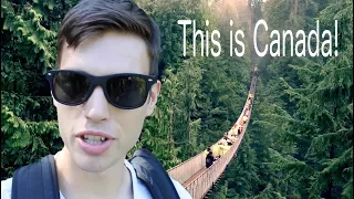 CANADA'S COOLEST BRIDGE — Capilano Suspension Bridge near Vancouver BC | Canada Vlog