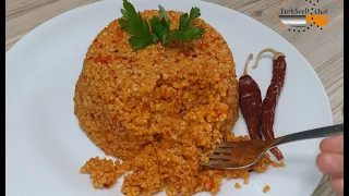 Turkish Bulgur Recipe | like at the restaurant [Subtitled]