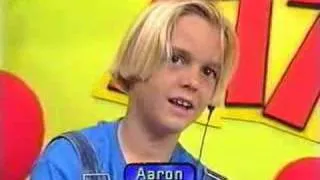 1997- Aaron Carter- live on heart attack