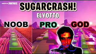 ElyOtto - SugarCrash! - Noob vs Pro vs God (Fortnite Music Blocks)