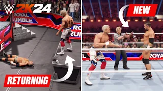 WWE 2K24: 10 Amazing New & Returning Features! (New Gameplay)