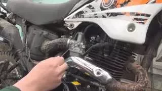 Настройка карбюратора на мотоцикле Рйсер Пантера (Racer Panther)