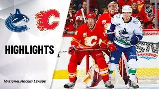 NHL Highlights | Canucks @ Flames 12/29/19