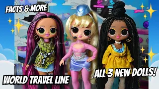 ALL NEW LOL SURPRISE WORLD TRAVEL LINE/ Facts, hair & MORE