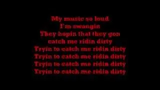 chamillionaire-ridin' dirty(dirty version) LYRICS