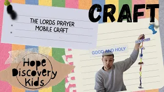 The Lord’s Prayer Mobile | Kids Craft