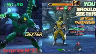 6* Rank4 scorpion V/S Rol's Wolverine. I like these type of regeneration..