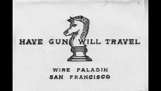 Have Gun Will Travel - western