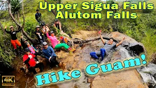 Upper Sigua and Alutom Falls! Hike Guam! #4k #guam #fun