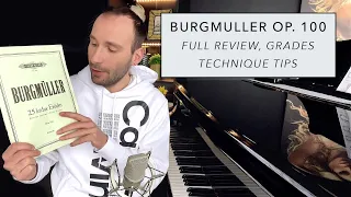 Burgmuller Op.100 | Full Review, Difficulty Grading & Technique Tips