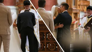 Prvi poljubac na venčanju Đorđa Đokovića i Saške Veselinov