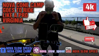 Nova Cone Campers go to Ride Like A Pro Virginia exercise one - the slow ride.