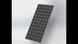 Solar Panel Design using Solidworks Complete Tutorial