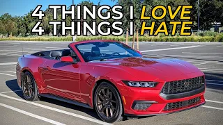 What I Love and Hate About the 2024 Ford Mustang EcoBoost Premium Convertible (POV)