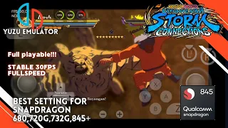 Naruto Ultimate Ninja Strom Connections - Yuzu NCE V175 | poco F1 Snapdragon 845